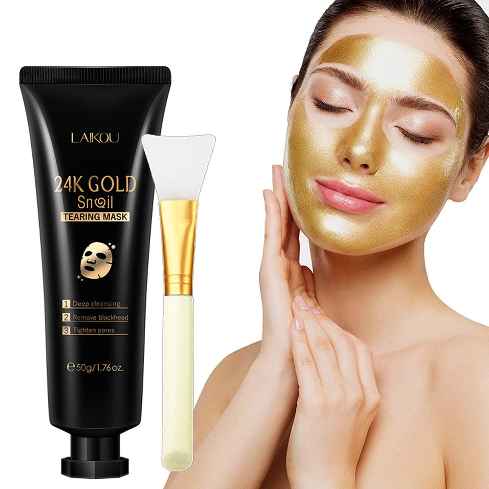 Maxora GoldGlow Mask - Intense Hydration & Radiance